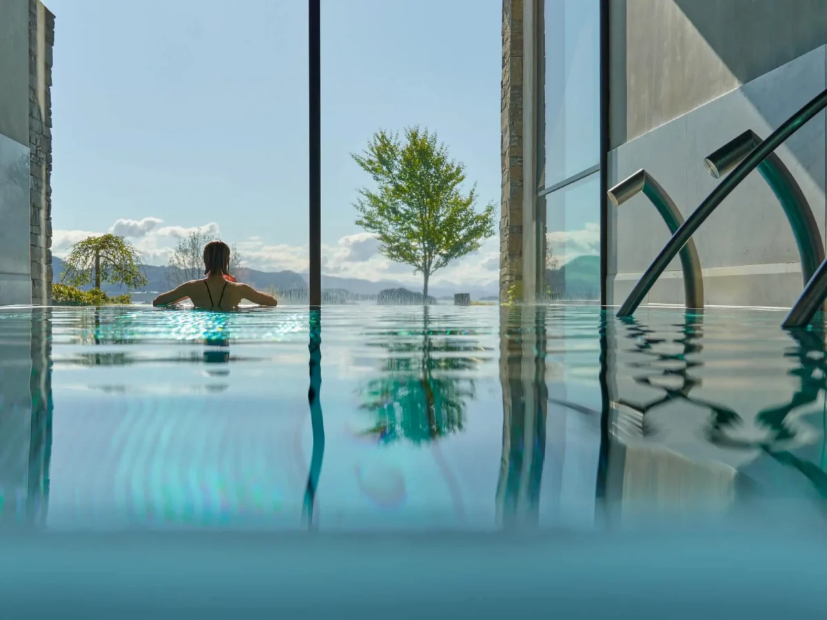 Bad og spa basseng med fjordutsikt - Solstrand Hotel og bad - Bergen - Vestland